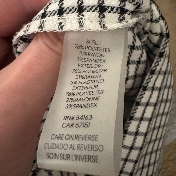 Calvin Klein Gingham Sheath Above the Knee Checkered Dress Office Siren Workwear - Picture 8 of 8